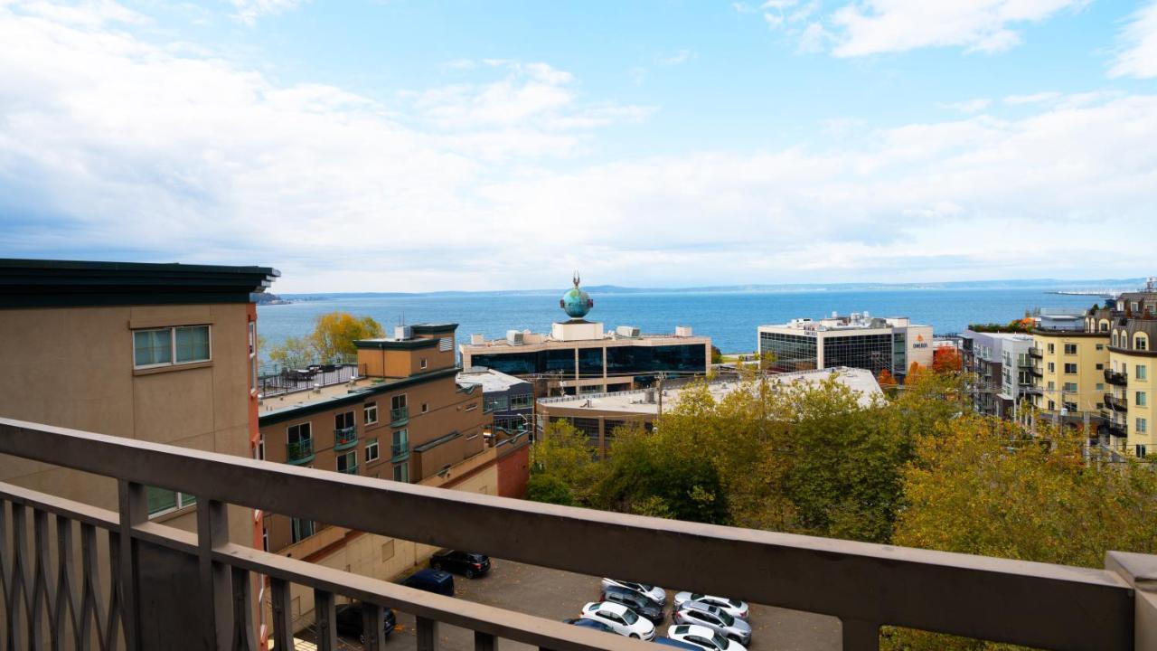Top Floor Water View Oasis Near Space Needle & Cruise Seattle Exteriör bild